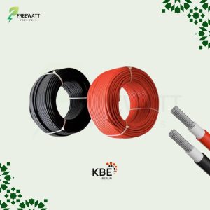 Câble solaire KBE Solar DB H1Z2Z2-K double isolation (Made in Germany) pour installation photovoltaïque.