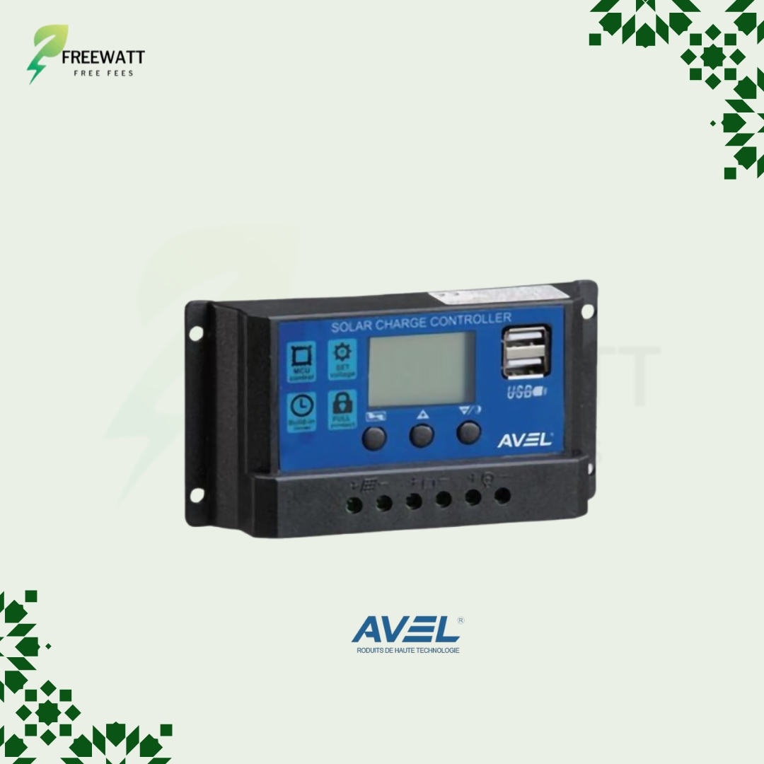 REGULATEUR DE CHARGE PMW 12/24V-60A AVEL